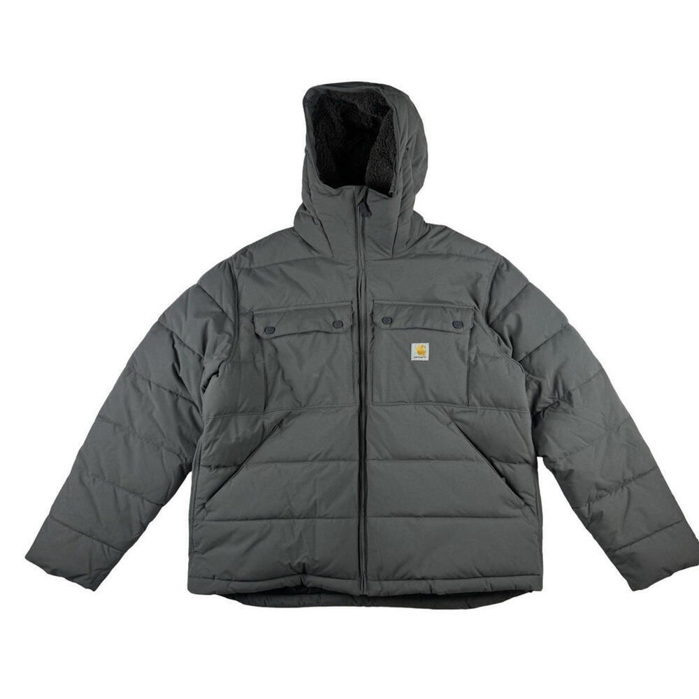 Carhartt Montana Loose Fit Insulated Puffer Jacket Grey Size US L